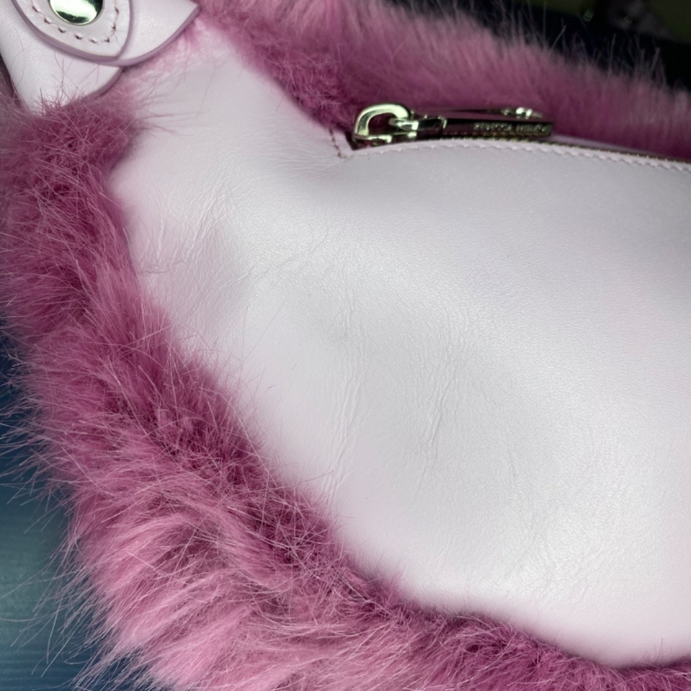 Rebecca Minkoff Faux Fur Hip Bag in True Orchid - Picture 6 of 16